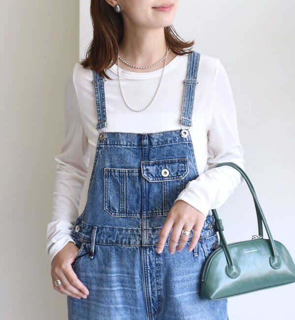 SHIPS for women「〈手洗い可能〉シアー トリコット  ポリエステル ベロア 前後2WAY ロングスリーブ」|Tシャツ・カットソー|