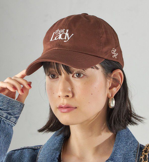 SHIPS for women「that Lady ロゴ キャップ」|その他|