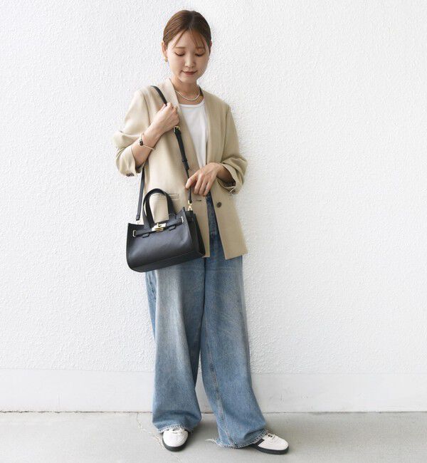 SHIPS for women「ベルト デザイン レザー バッグ」|ショルダー・メッセンジャー|