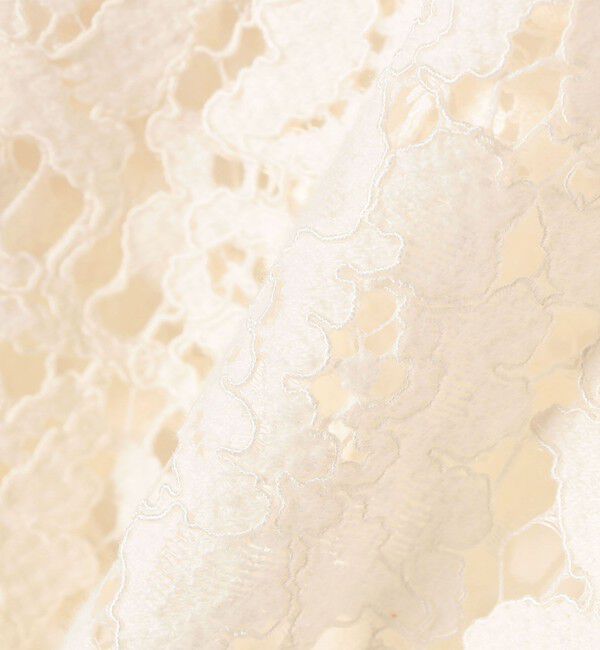 SHIPS for women「〈手洗い可能〉レース ジップアップ パーカ」|パーカー|