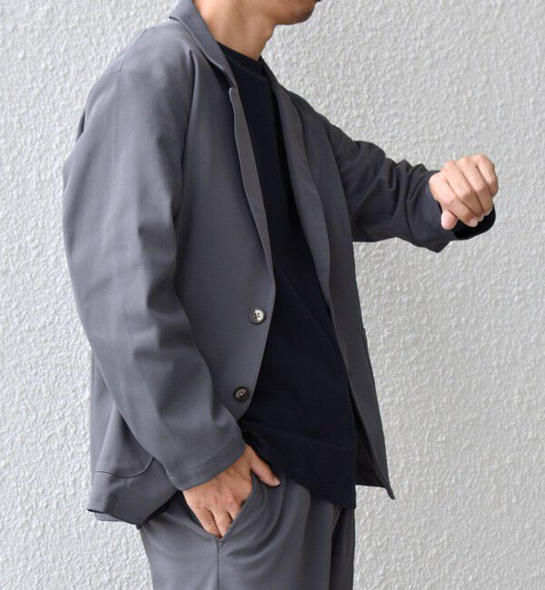 SHIPS any「SHIPS any: SORONA(R) ライト ツイル ストレッチ リラックス ジャケット(セットアップ対応)◇」|テーラードジャケット|