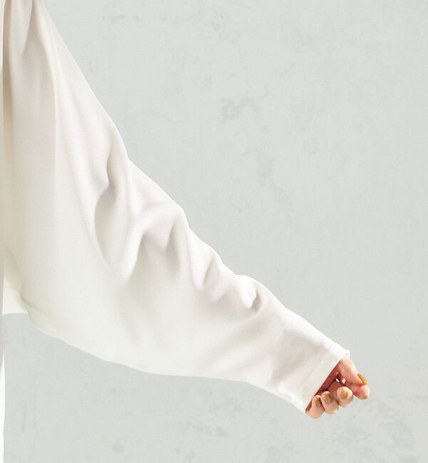 SHIPS for women「〈手洗い可能〉前後 2WAY シアー ドルマン ブラウス」|シャツ・ブラウス|