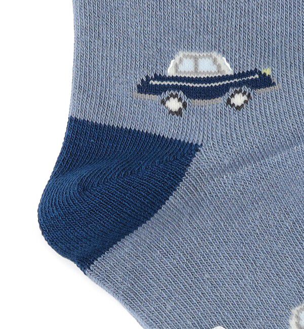 SHIPS KIDS「SHIPS KIDS: くるま柄 ソックス」|ソックス|