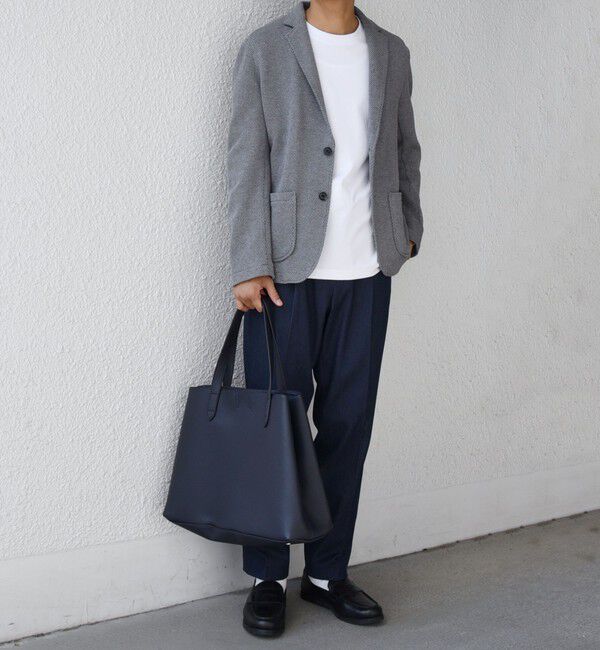 SHIPS any「SHIPS any:〈洗濯機可能〉TEXBRID(R) タックハニカム ニッティング ジャケット 25AW◇」|テーラードジャケット|