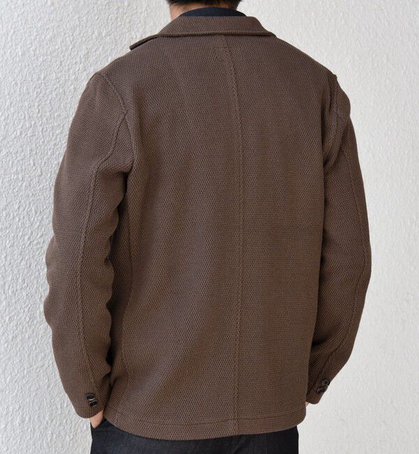 SHIPS any「SHIPS any:〈洗濯機可能〉TEXBRID(R) タックハニカム ニッティング ジャケット 25AW◇」|テーラードジャケット|