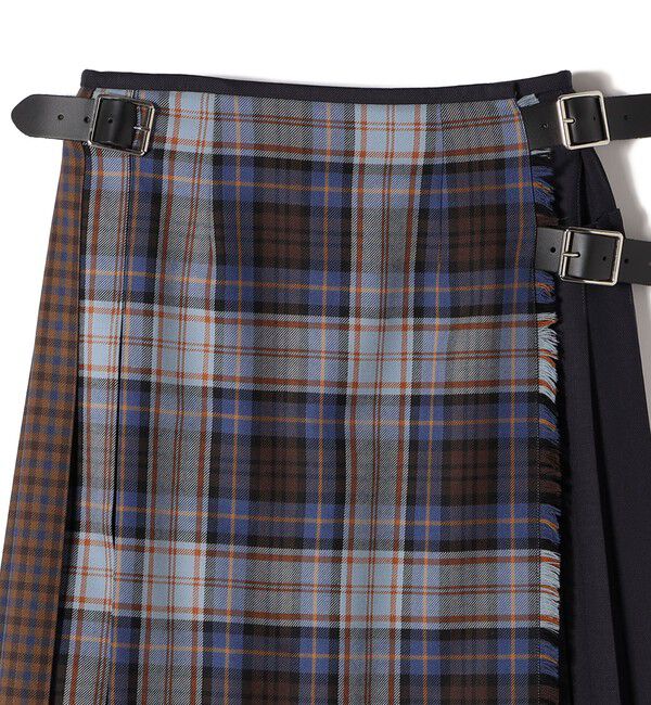 SHIPS for women「ONEIL OF DUBLIN:パッチワーク ロング キルト」|スカート|