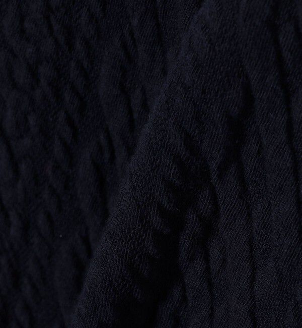 SHIPS for women「【WEB限定】〈手洗い可能〉ケーブル ジャージー ポロ プルオーバー」|Tシャツ・カットソー|