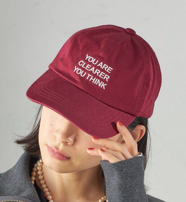 SHIPS for women「s.oyamadaコラボ: 刺繍 ロゴ キャップ」|キャップ・キャスケット|