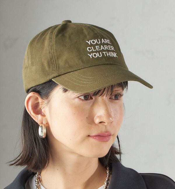 SHIPS for women「s.oyamadaコラボ: 刺繍 ロゴ キャップ」|キャップ・キャスケット|