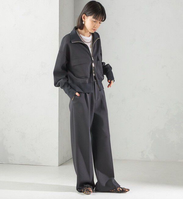 SHIPS for women「s.oyamadaコラボ:〈手洗い可能〉コットン エア ダンボール ブルゾン」|ブルゾン・スタジャン|