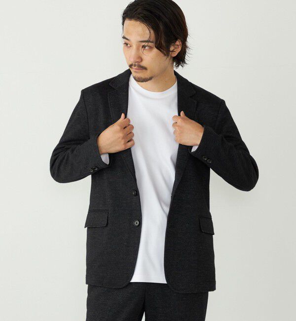 SHIPS Colors 「SHIPS Colors:ムリネ ジャージー ジャケット(セットアップ対応可能)」|テーラードジャケット|