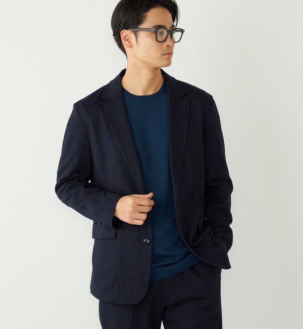 SHIPS Colors 「SHIPS Colors:ムリネ ジャージー ジャケット(セットアップ対応可能)」|テーラードジャケット|