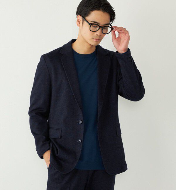SHIPS Colors 「SHIPS Colors:ムリネ ジャージー ジャケット(セットアップ対応可能)」|テーラードジャケット|