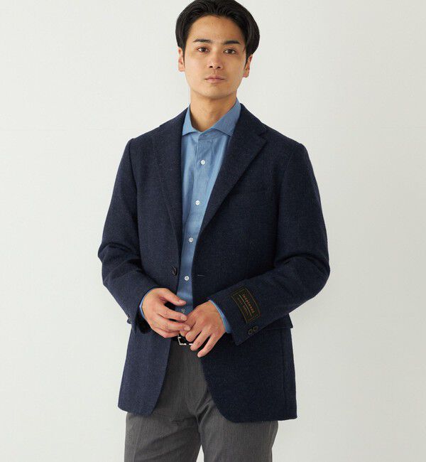 SHIPS Colors 「SHIPS Colors:尾州 リサイクル ツイード ジャケット(一部セットアップ対応)」|テーラードジャケット|
