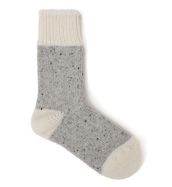 SHIPS any「H FOOT WEAR: ネップ ソックス」|ソックス|オフホワイト