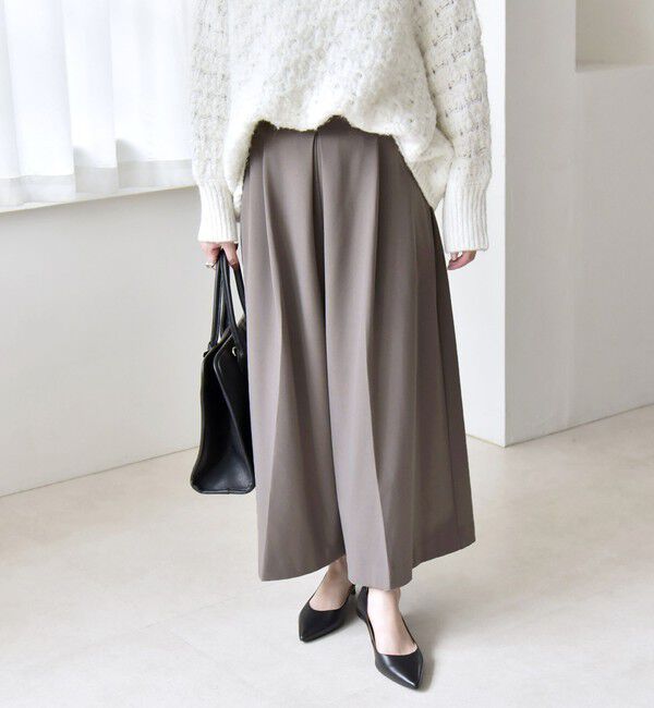 quaranciel「quaranciel:〈洗濯機可能〉ウォーム タック ワイド キュロット パンツ」|その他|