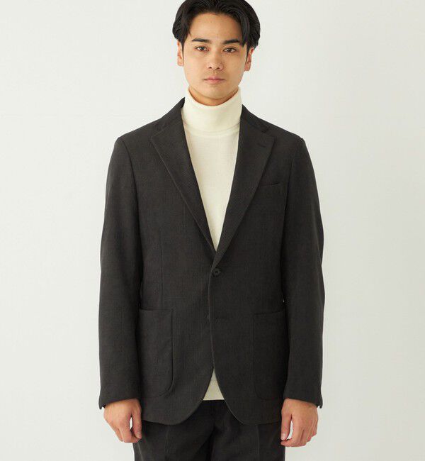 SHIPS Colors 「SHIPS Colors:〈手洗い可能〉コーデュロイ ジャケット(セットアップ対応可能)」|テーラードジャケット|