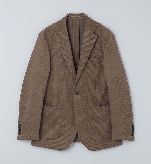 SHIPS Colors 「SHIPS Colors:〈手洗い可能〉コーデュロイ ジャケット(セットアップ対応可能)」|テーラードジャケット|ベージュ