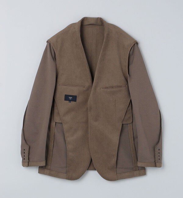 SHIPS Colors 「SHIPS Colors:〈手洗い可能〉コーデュロイ ジャケット(セットアップ対応可能)」|テーラードジャケット|