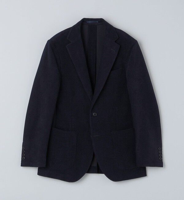 SHIPS Colors 「SHIPS Colors:〈手洗い可能〉コーデュロイ ジャケット(セットアップ対応可能)」|テーラードジャケット|ネイビー