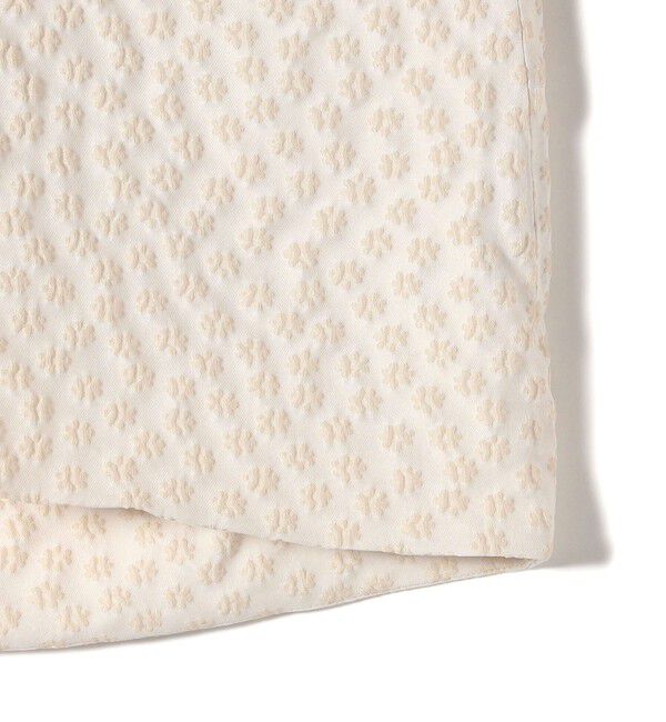 SHIPS for women「ミニ フラワー ジャカード パール モチーフ ボタン ジレ（セレモニー対応可）」|ベスト・ジレ|