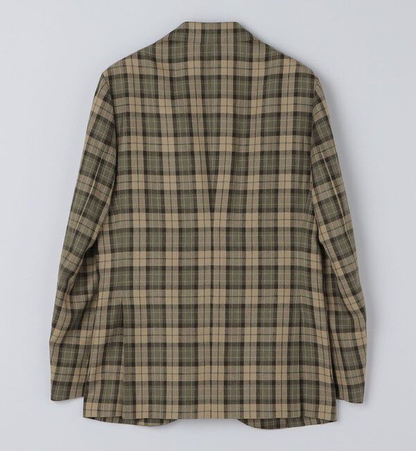 SHIPS「SHIPS: MOON チェック ライト ジャケット」|テーラードジャケット|