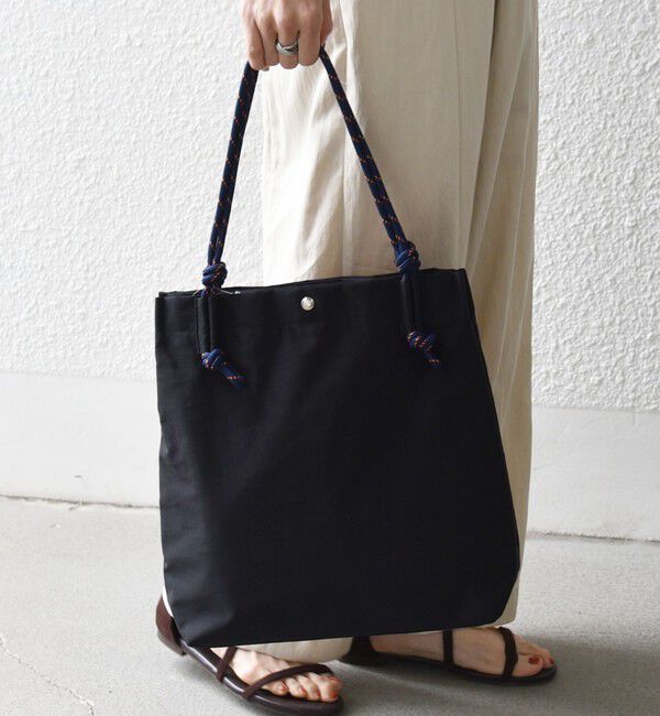 SHIPS any「《一部追加予約》SHIPS any: A4 ロープハンドル パーテーション トート」|トートバッグ|