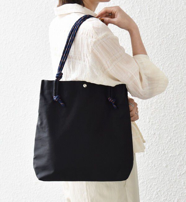 SHIPS any「《一部追加予約》SHIPS any: A4 ロープハンドル パーテーション トート」|トートバッグ|