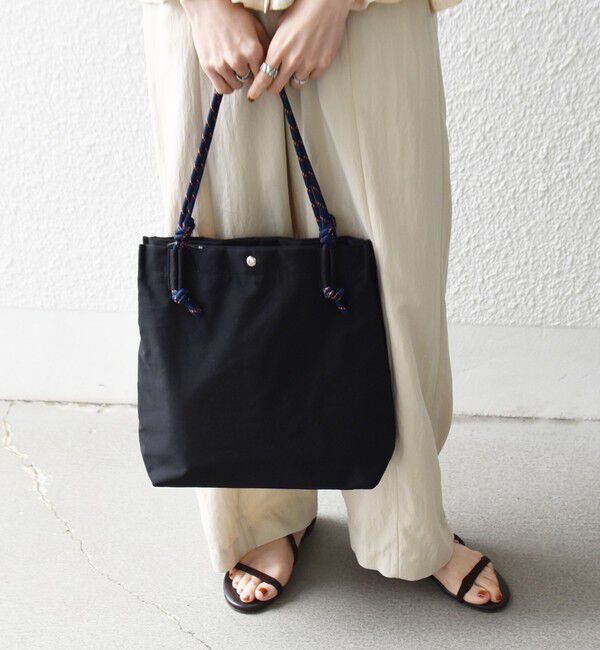 SHIPS any「《一部追加予約》SHIPS any: A4 ロープハンドル パーテーション トート」|トートバッグ|