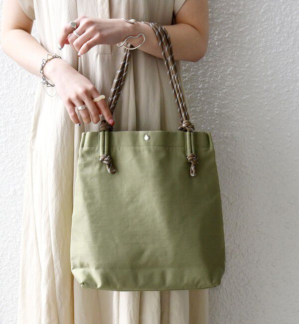 SHIPS any「《一部追加予約》SHIPS any: A4 ロープハンドル パーテーション トート」|トートバッグ|