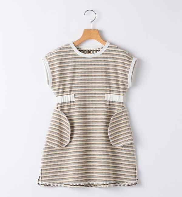 SHIPS KIDS「SHIPS KIDS:140cm / ジャカード ワンピース」|ワンピース|