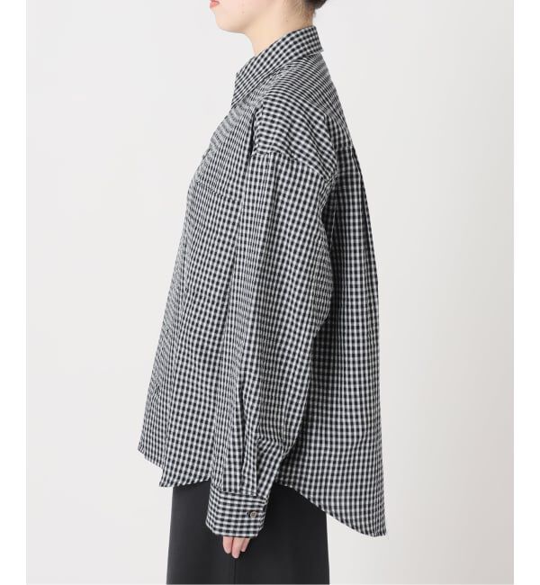OUTDOOR PRODUCTS Usual Things「コットンサッカーチェックワイドシャツ セットアップ対応」|シャツ・ブラウス|