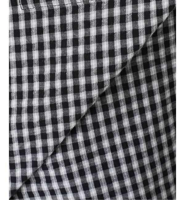 OUTDOOR PRODUCTS Usual Things「コットンサッカーチェックワイドシャツ セットアップ対応」|シャツ・ブラウス|