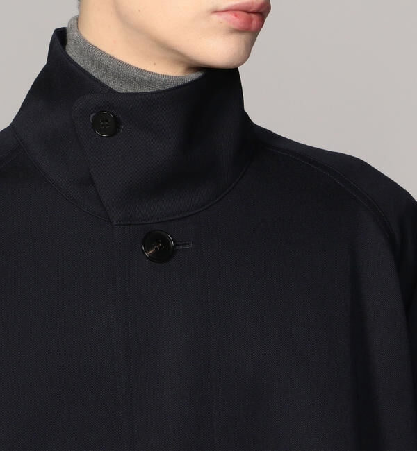 CABaN「ウールギャバジン スタンドカラーコート」|ステンカラーコート|