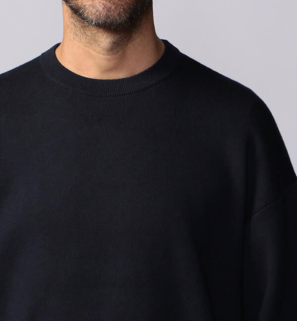 CABaN「CABaN コットンカシミヤ クルーネックプルオーバー」|ニット・セーター|