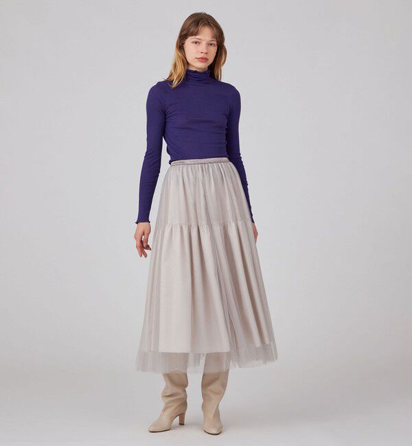 Ballsey「コットンシルクリブ タートルネックプルオーバー」|Tシャツ・カットソー|