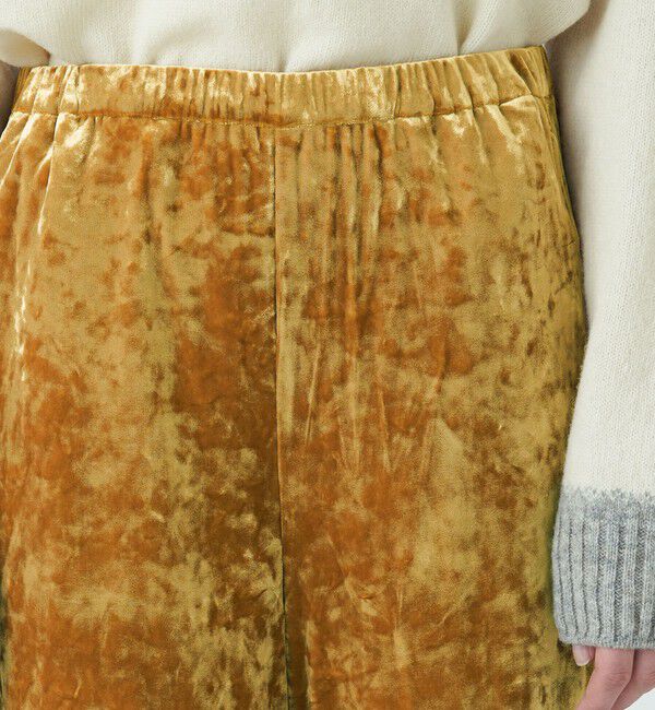 MACPHEE「クラッシュベロア イージーワイドパンツ」|その他|