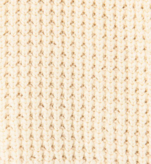 CABaN「コットンカシミヤワッフル タートルネックプルオーバー」|ニット・セーター|