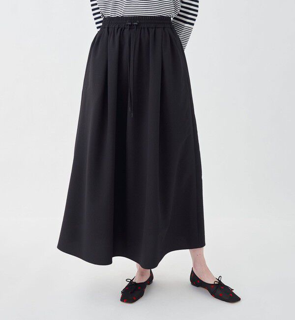 MACPHEE「シアーサッカーギャザーロングスカート」|スカート|