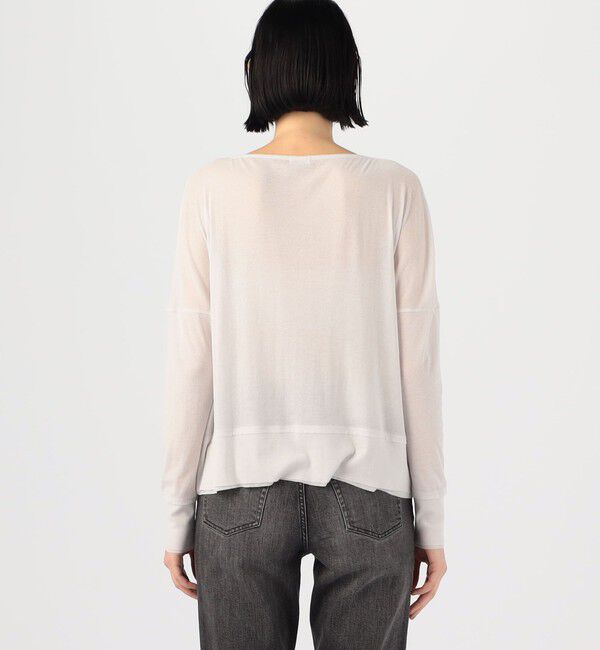 GALERIE VIE「ガーゼフライスジャージー ボートネックプルオーバー」|Tシャツ・カットソー|