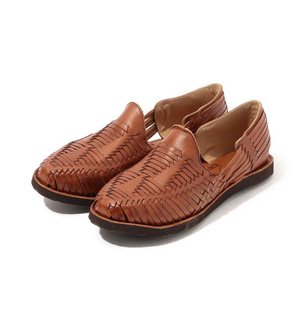 TOMORROWLAND GOODS「CHAMULA CANCUN メキシカンサンダル」|サンダル|45 キャメル