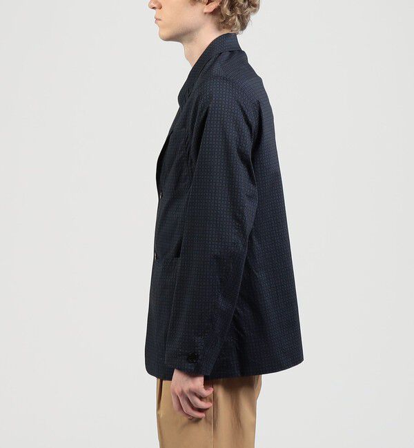 TOMORROWLAND MENS「コットンローン 小紋プリント ジャケットブルゾン」|テーラードジャケット|