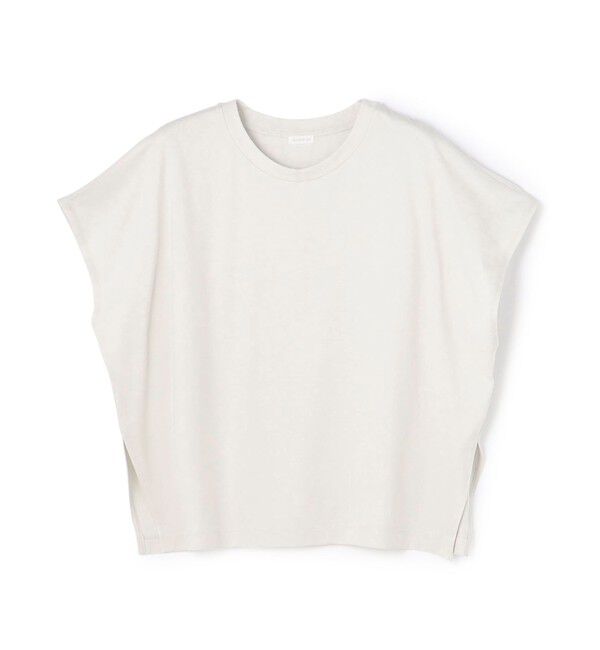 GALERIE VIE「ファインコットン ワイドクルーネックプルオーバー」|Tシャツ・カットソー|13 ライトグレー