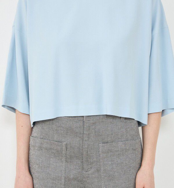 GALERIE VIE「シルクサンドウォッシュ ワイドプルオーバー」|シャツ・ブラウス|