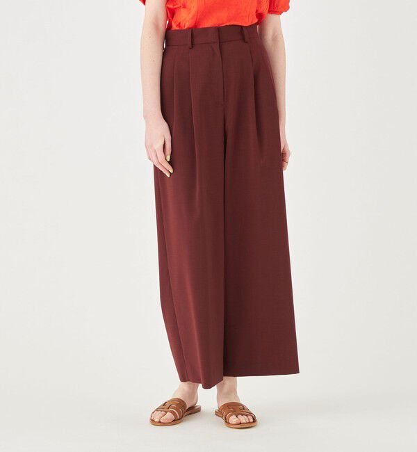 Ballsey「【一部WEB先行予約】ポリエステルツイル ２タックスラックスパンツ」|その他|