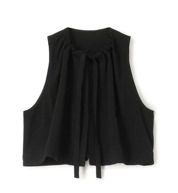 BACCA「ジョーゼットサテン ギャザードブラウス」|シャツ・ブラウス|19 ブラック