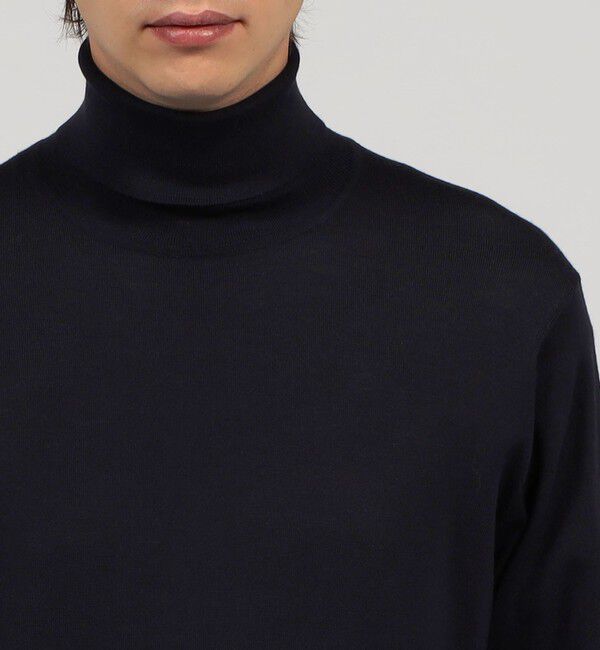 TOMORROWLAND MENS「TOMORROWLAND tricot スーパーファインメリノウール タートルネック」|ニット・セーター|