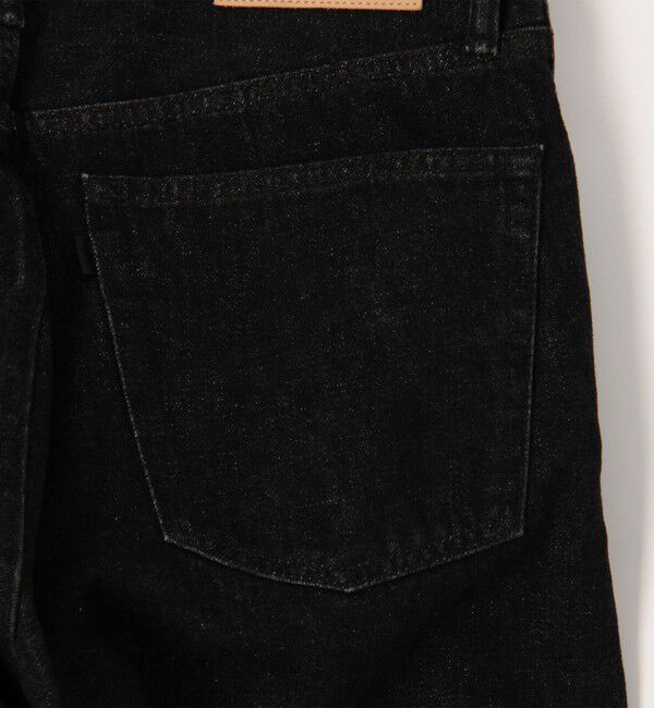 GALERIE VIE「シーアイランドコットン ブラックデニム ストレートパンツ」|チノ|