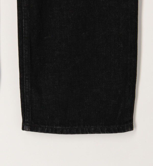 GALERIE VIE「シーアイランドコットン ブラックデニム ストレートパンツ」|チノ|