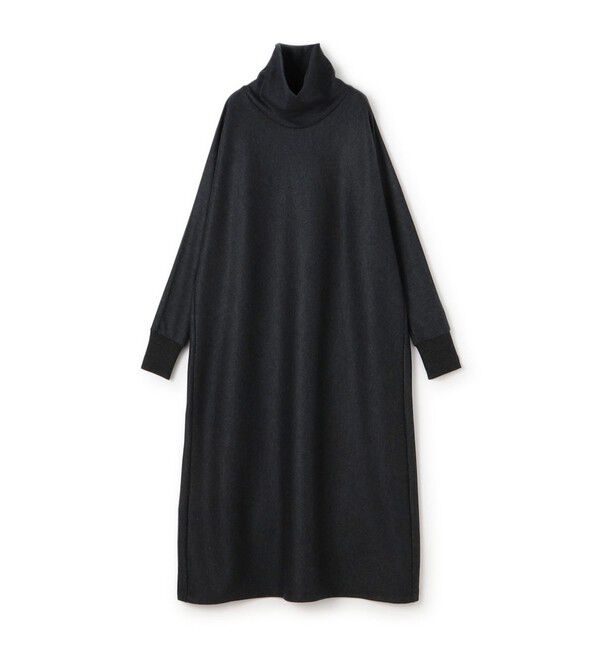 DES PRES「ニットコンビネーション ハイネックワンピース」|ワンピース|17 チャコールグレー